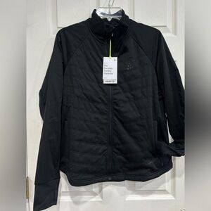 Craft Women’s XL ADV Essence Warm Jacket Black NWT Wind Protection Thumbholes